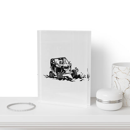 Slingin' Mud Side By Side Acrylic Photo Block