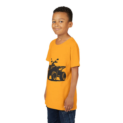 Off The Beaten Path Quad Youth Unisex Short Sleeve Crewneck Tee