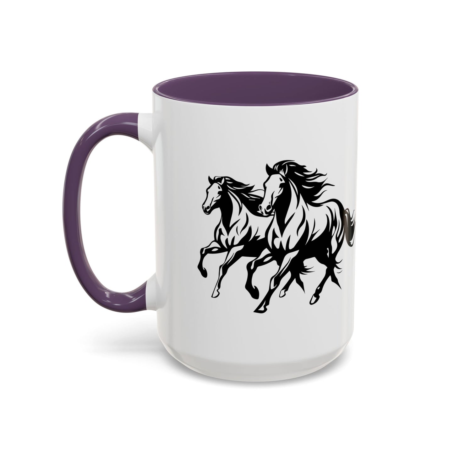 Horsin' Around 2-Tone Coffee Mug