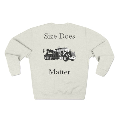 Size Does Matter Unisex Crewneck Sweatshirt