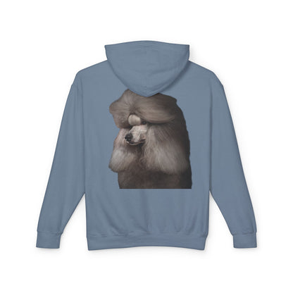 Poodle Head Unisex Lightweight Hoodie
