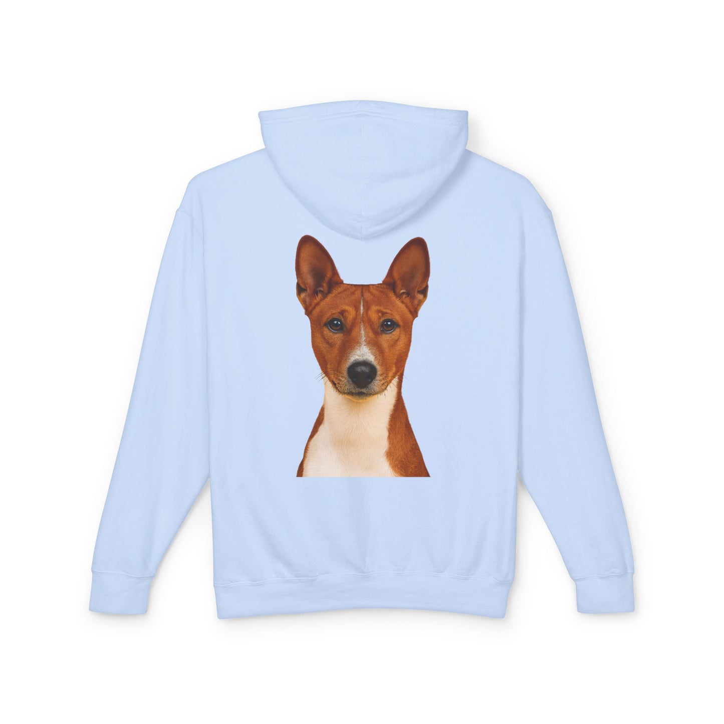 Basenji Head Unisex Lightweight Hoodie