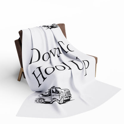 Down To Hook Up Arctic Fleece Blanket