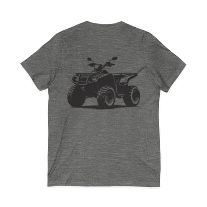 Off The Beaten Path Quad Unisex Short Sleeve V-Neck Tee