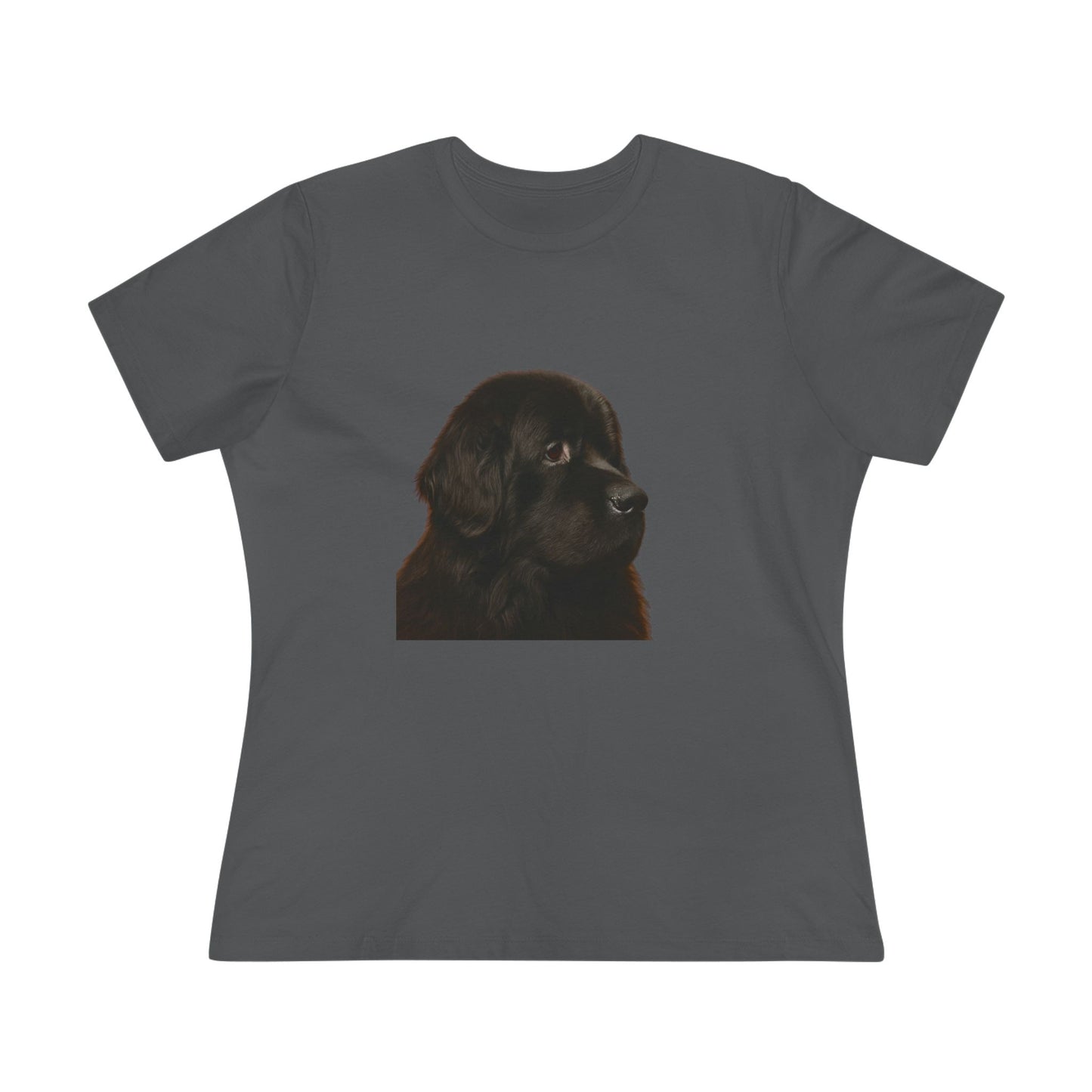 Newfie Head Women's Short Sleeve Crewneck Tee