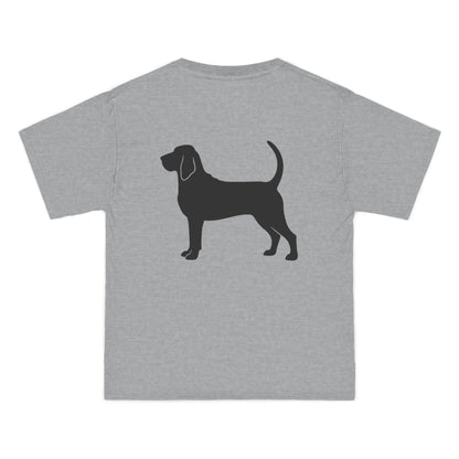Bloodhound Silhouette Men's Short-Sleeve Crewneck Tee
