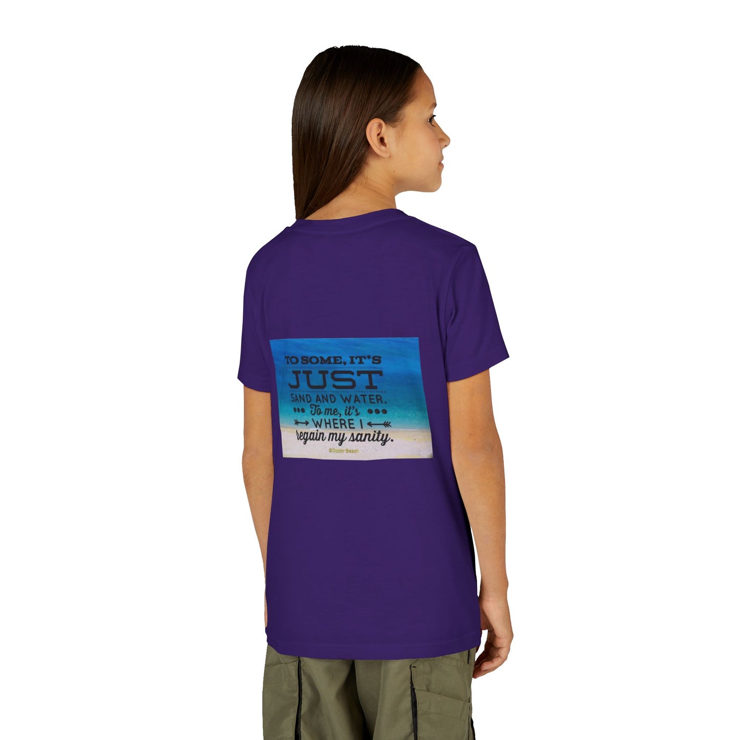 Dr. Beach Youth Unisex Short Sleeve Crewneck Tee