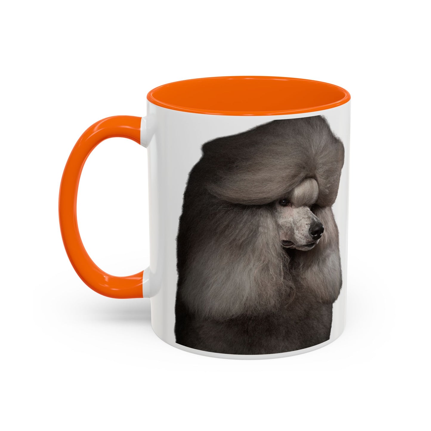 Poodle Head 2-Tone Coffee Mug
