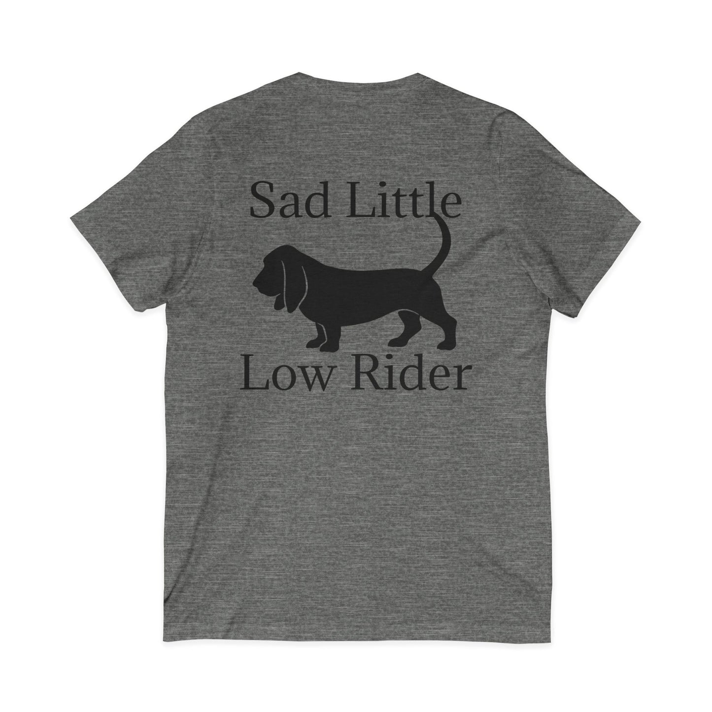 Sad Little Low Rider Unisex Short Sleeve V-Neck Tee