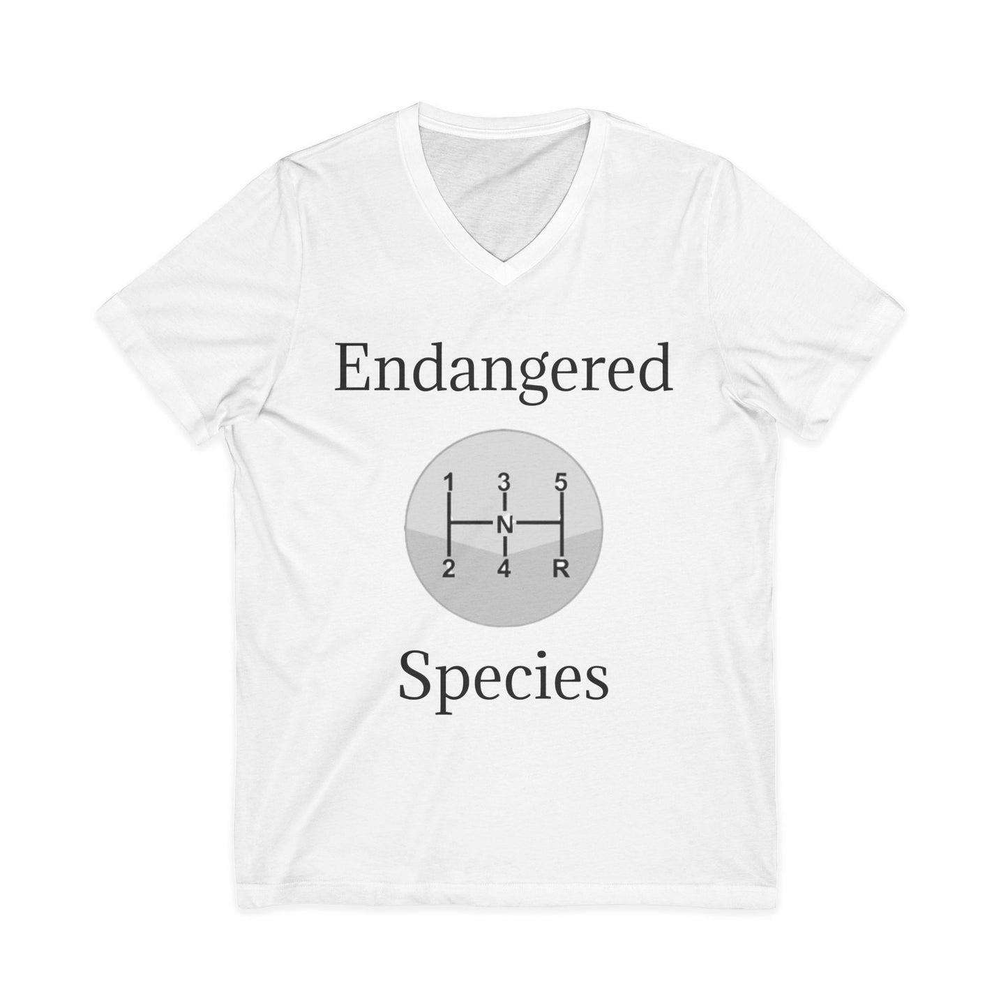 Endangered Species Unisex Short Sleeve V-Neck Tee