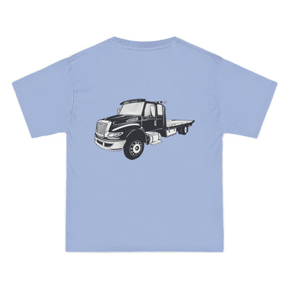 Flatbed Tow Truck Men's Short-Sleeve Crewneck Tee