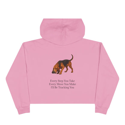 Tracking You Women's Crop Hoodie