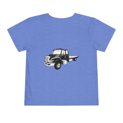 Flatbed Tow Truck Toddler Unisex Short Sleeve Crewneck Tee