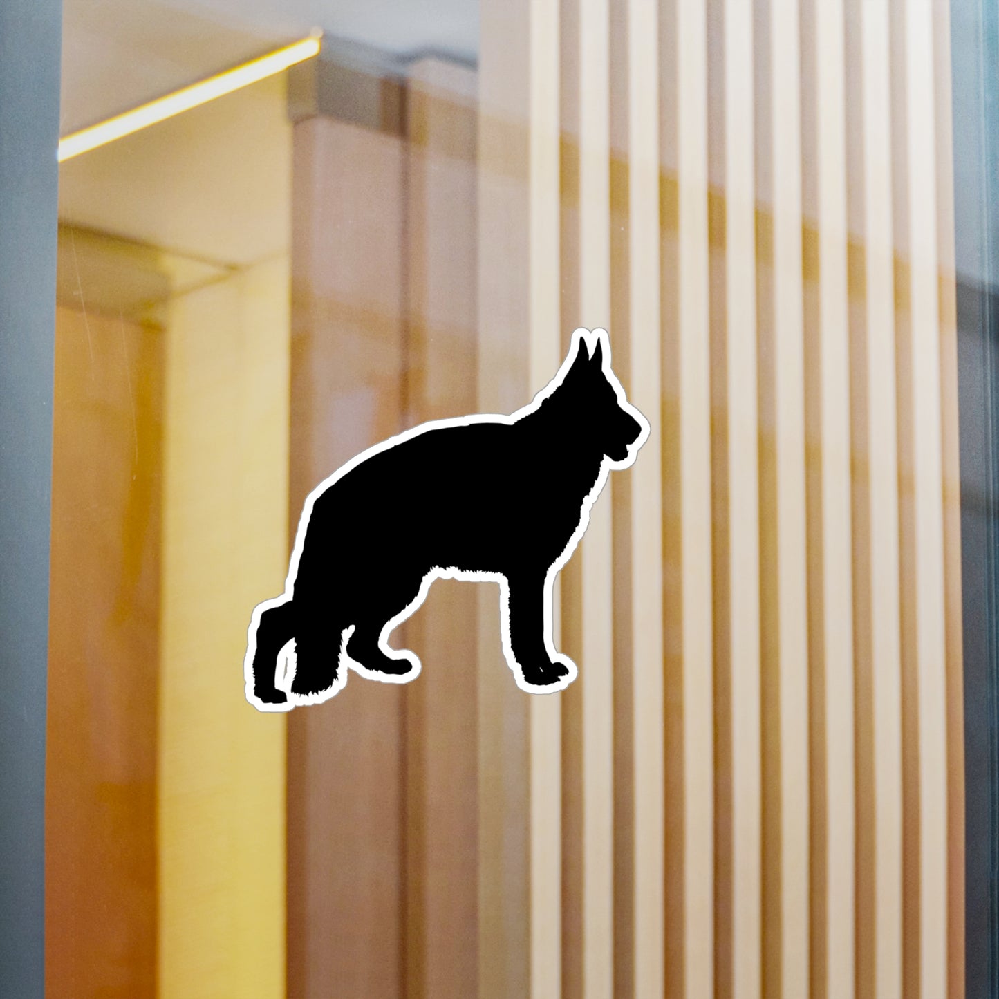 German Shepherd Silhouette Vinyl Decal