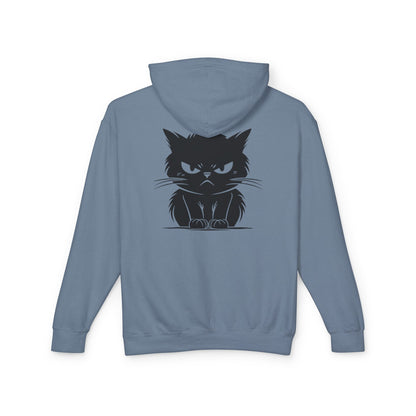 Angry Cat Unisex Lightweight Hoodie