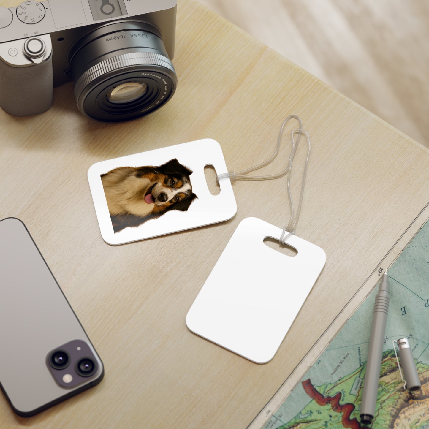 Aussie Head Luggage Tag