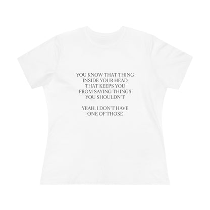 No Filter Women's Short Sleeve Crewneck Tee