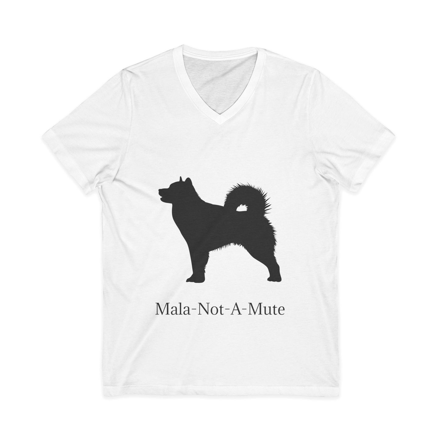 Mala-Not-A-Mute Unisex Short Sleeve V-Neck Tee