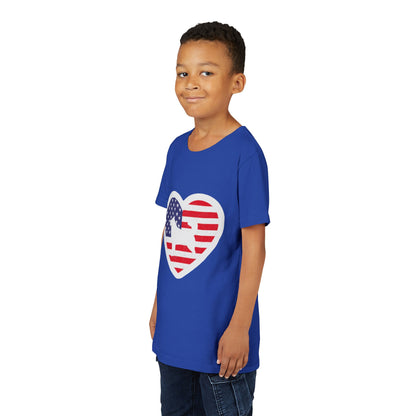 Malamute Flag Youth Unisex Short Sleeve Crewneck Tee