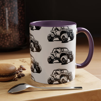 Off The Beaten Path Side By Side 2-Tone Coffee Mug