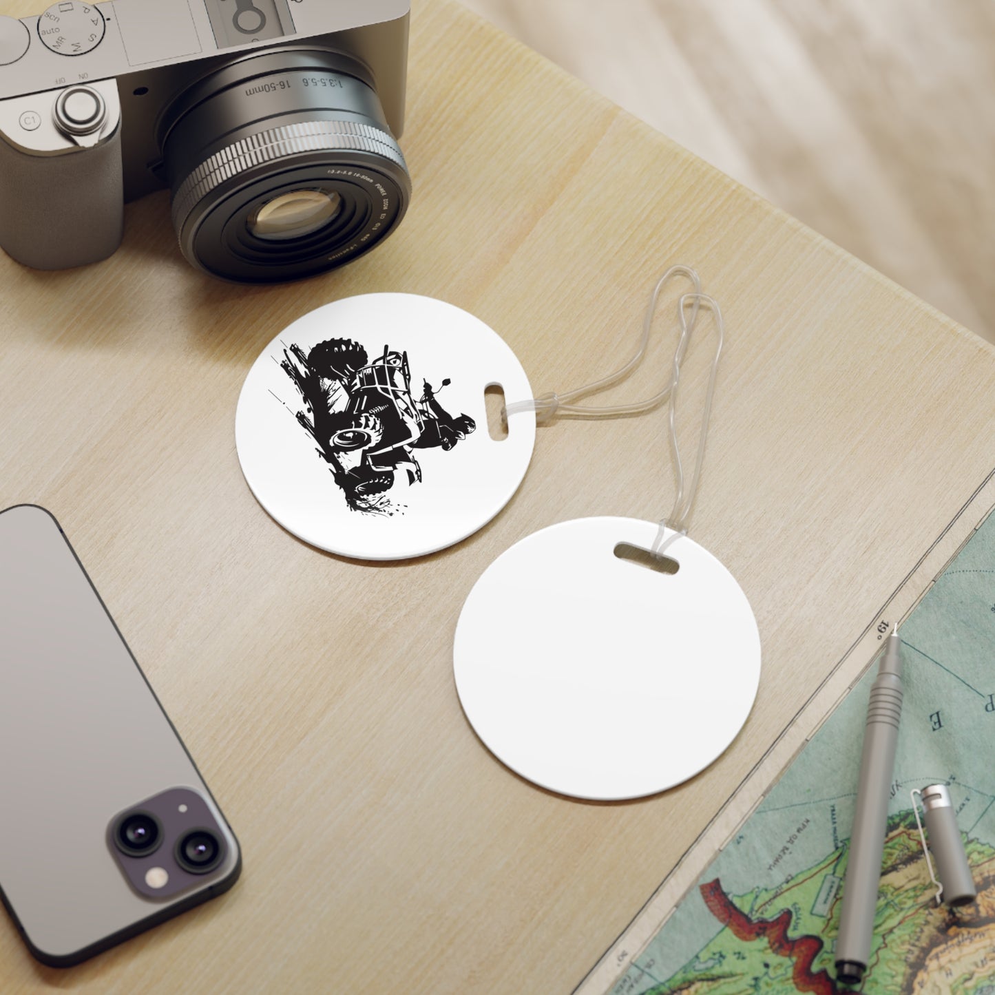 Slingin' Mud Quad Luggage Tag