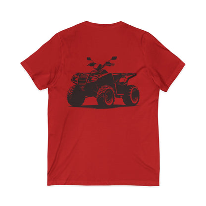 Off The Beaten Path Quad Unisex Short Sleeve V-Neck Tee