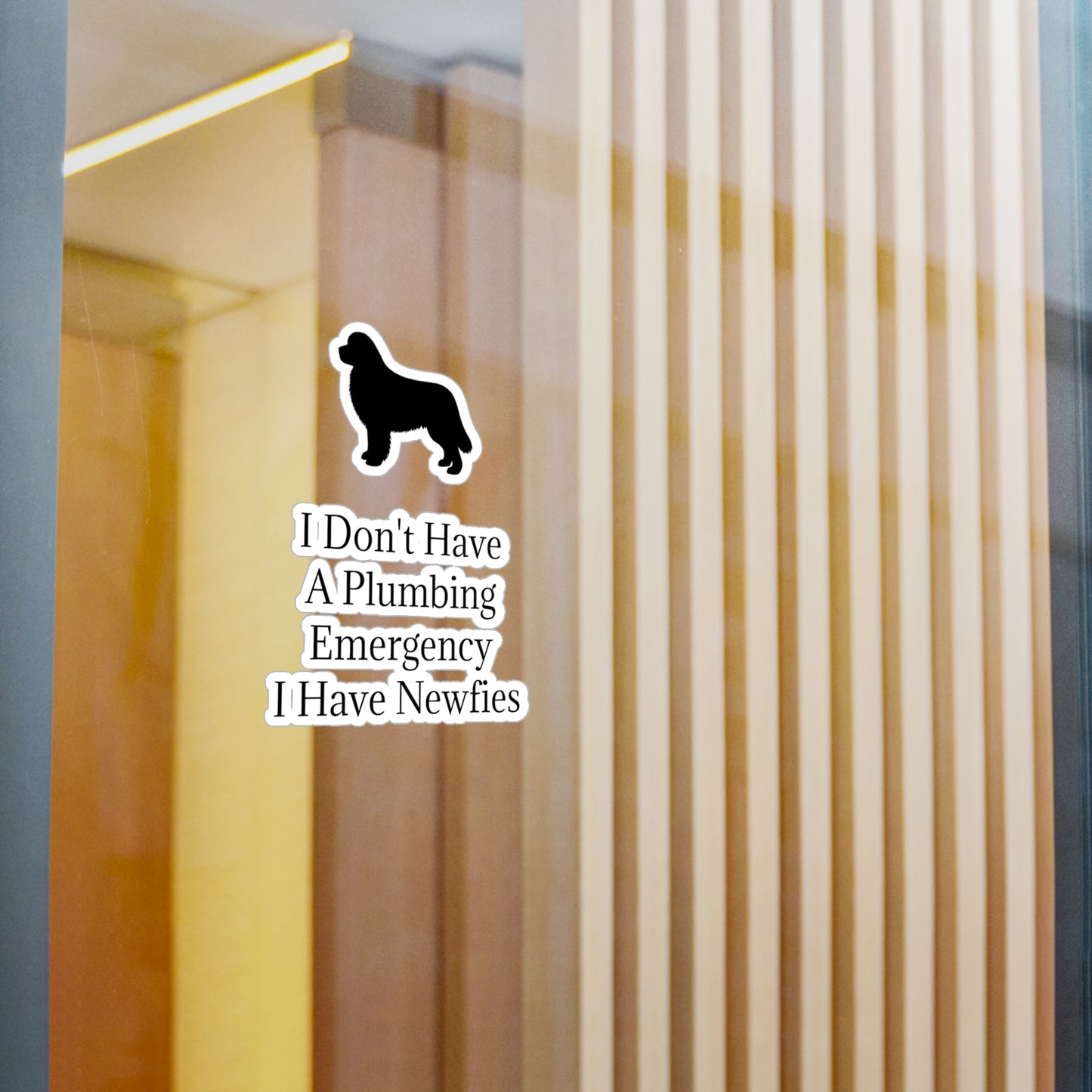 Plumbing Emergency Vinyl Decal