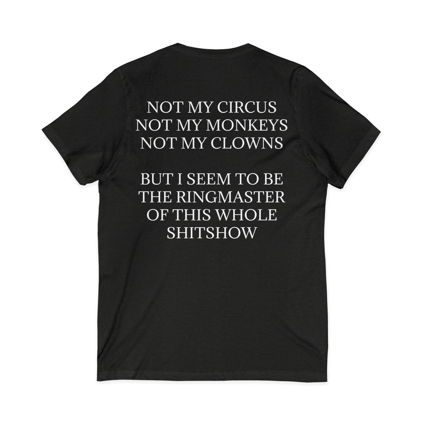 Ringmaster Unisex Short Sleeve V-Neck Tee