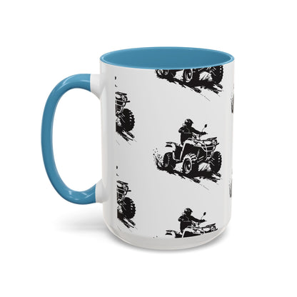 Slingin' Mud Quad 2-Tone Coffee Mug