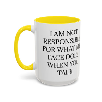 When You Talk 2-Tone Coffee Mug