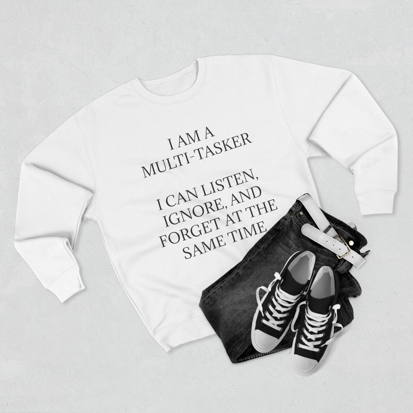 Multi-Tasker Unisex Crewneck Sweatshirt