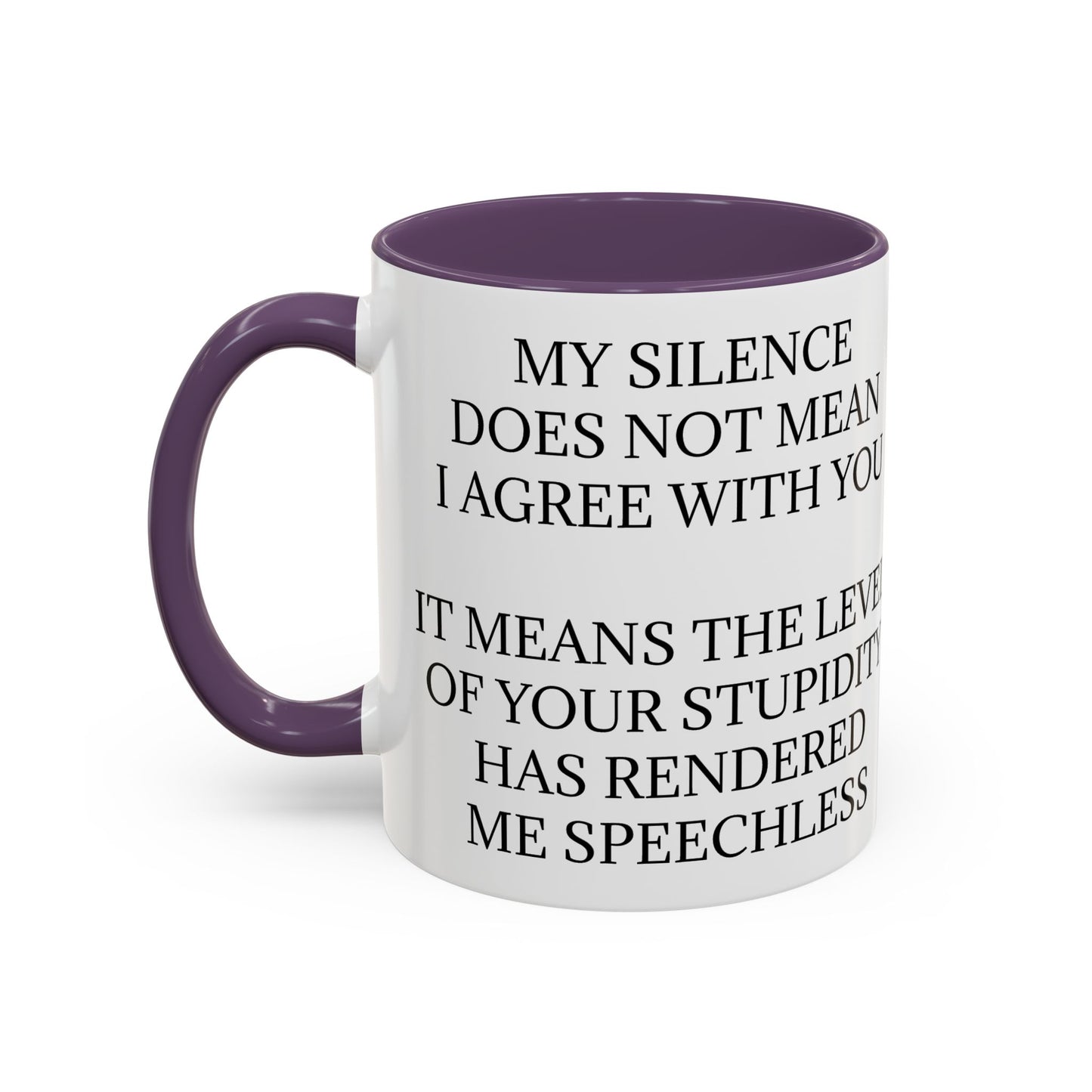 Speechless 2-Tone Coffee Mug
