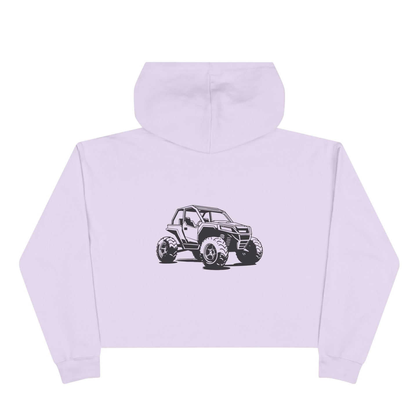 Off The Beaten Path Side By Side Women's Crop Hoodie