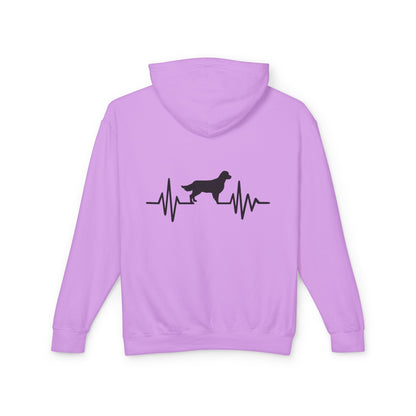 My Heart Beats For Goldens Unisex Lightweight Hoodie