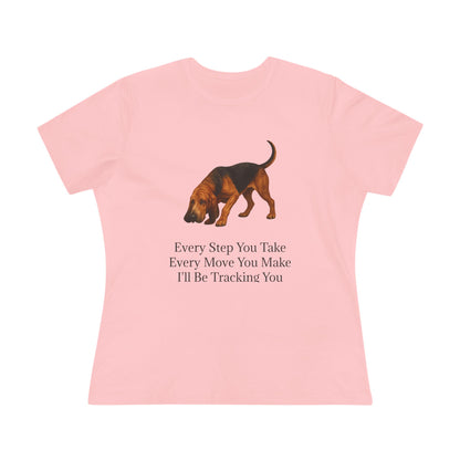 Tracking You Women's Short Sleeve Crewneck Tee