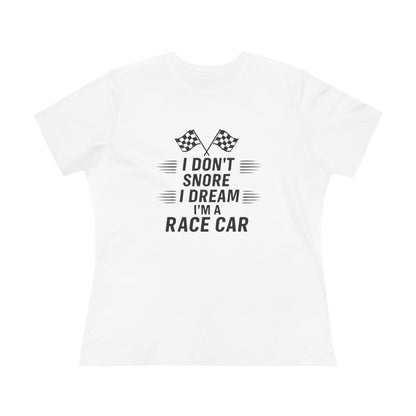 I Don't Snore Women's Short Sleeve Crewneck Tee