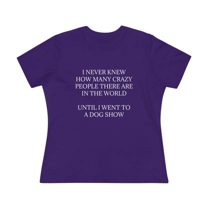 Never Knew Women's Short Sleeve Crewneck Tee