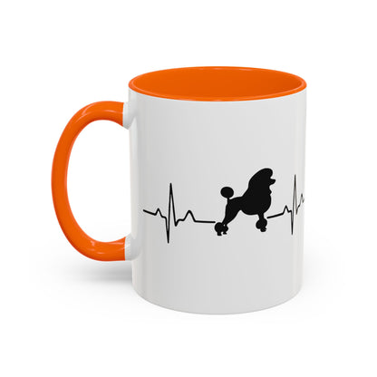 My Heart Beats For Poodles 2-Tone Coffee Mug