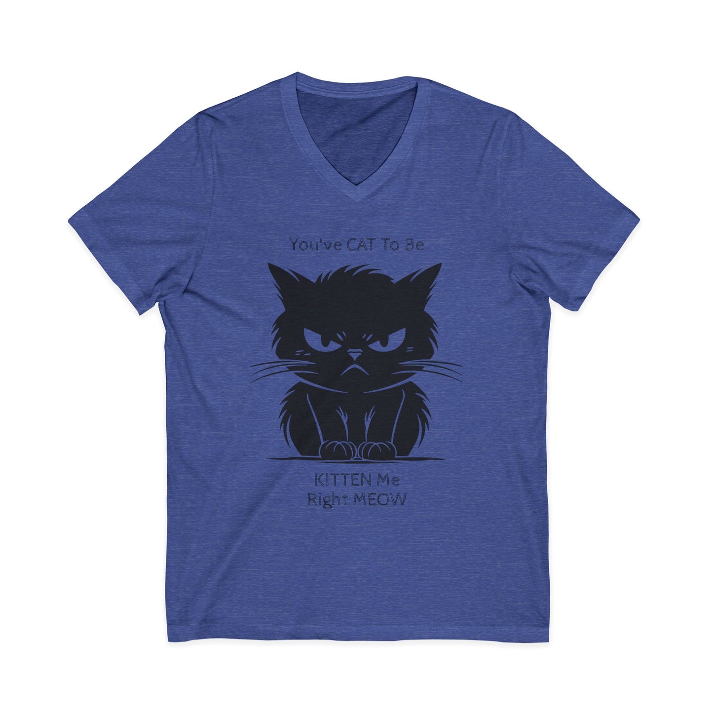 KITTEN Me Unisex Short Sleeve V-Neck Tee