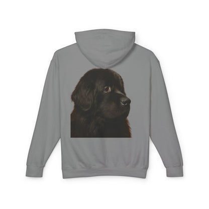 Newfie Head Unisex Lightweight Hoodie