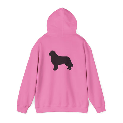 Newfie Silhouette Unisex Hoodie