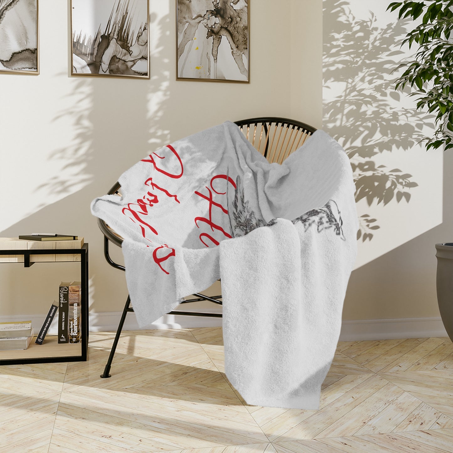 Happy Howl-idays Velveteen Microfiber Blanket