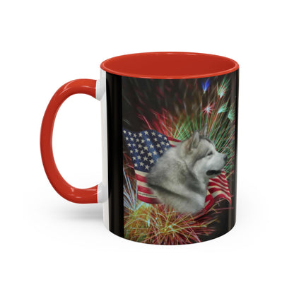 American Malamute 2-Tone Coffee Mug