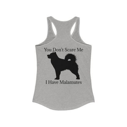 You Don't Scare Me Women's Racerback Tank