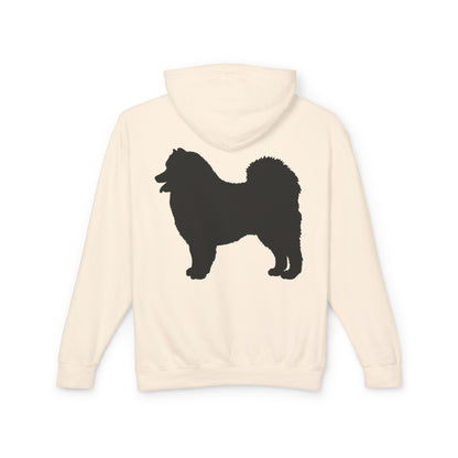 Samoyed Silhouette Unisex Lightweight Hoodie
