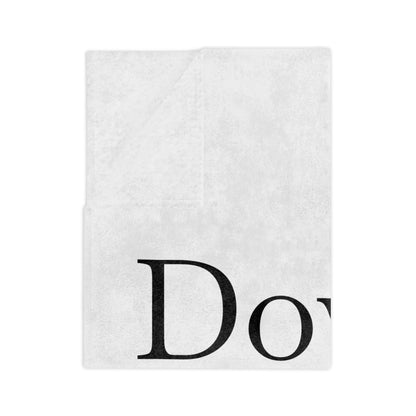 Down To Hook Up Velveteen Microfiber Blanket