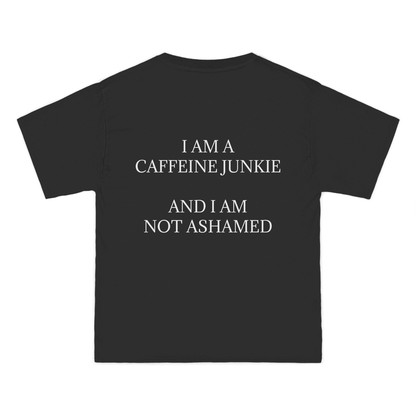 Caffeine Junkie Men's Short-Sleeve Crewneck Tee