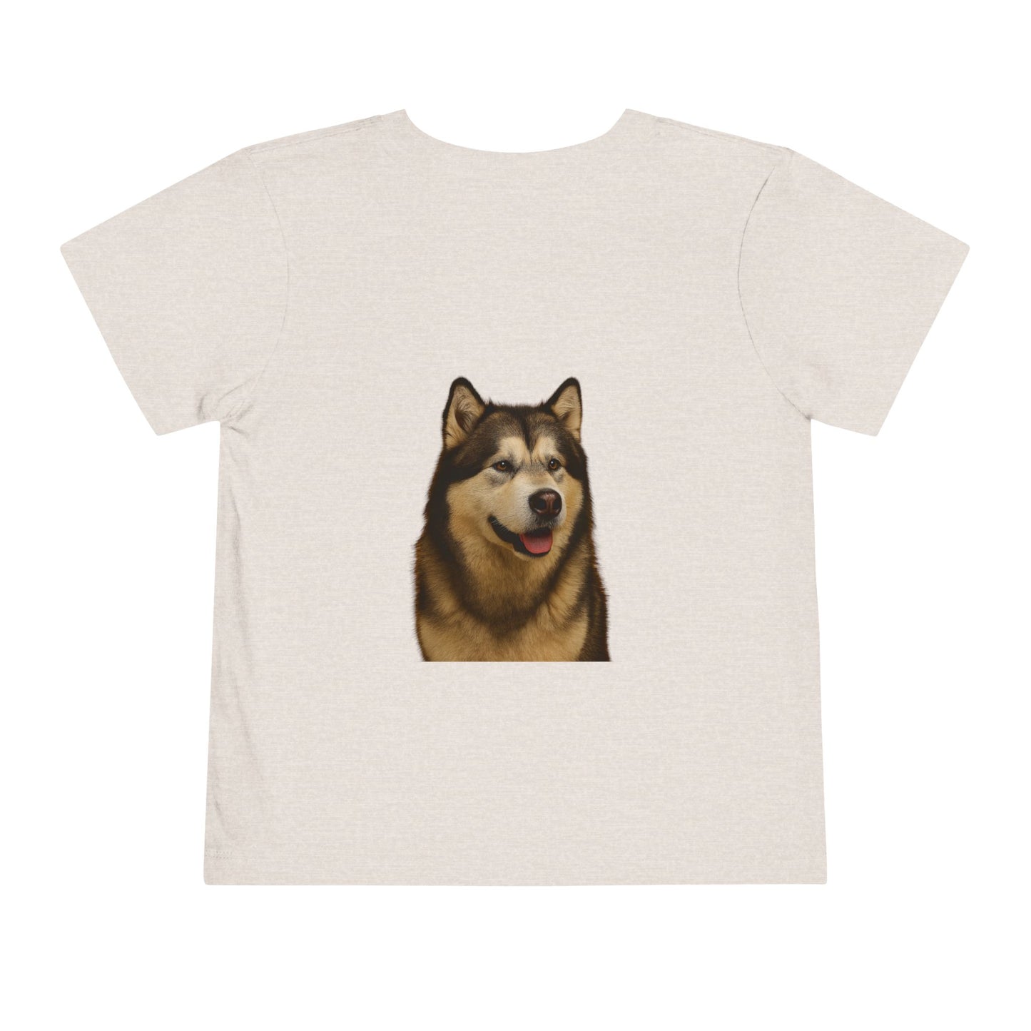Malamute Head Toddler Unisex Short Sleeve Crewneck Tee