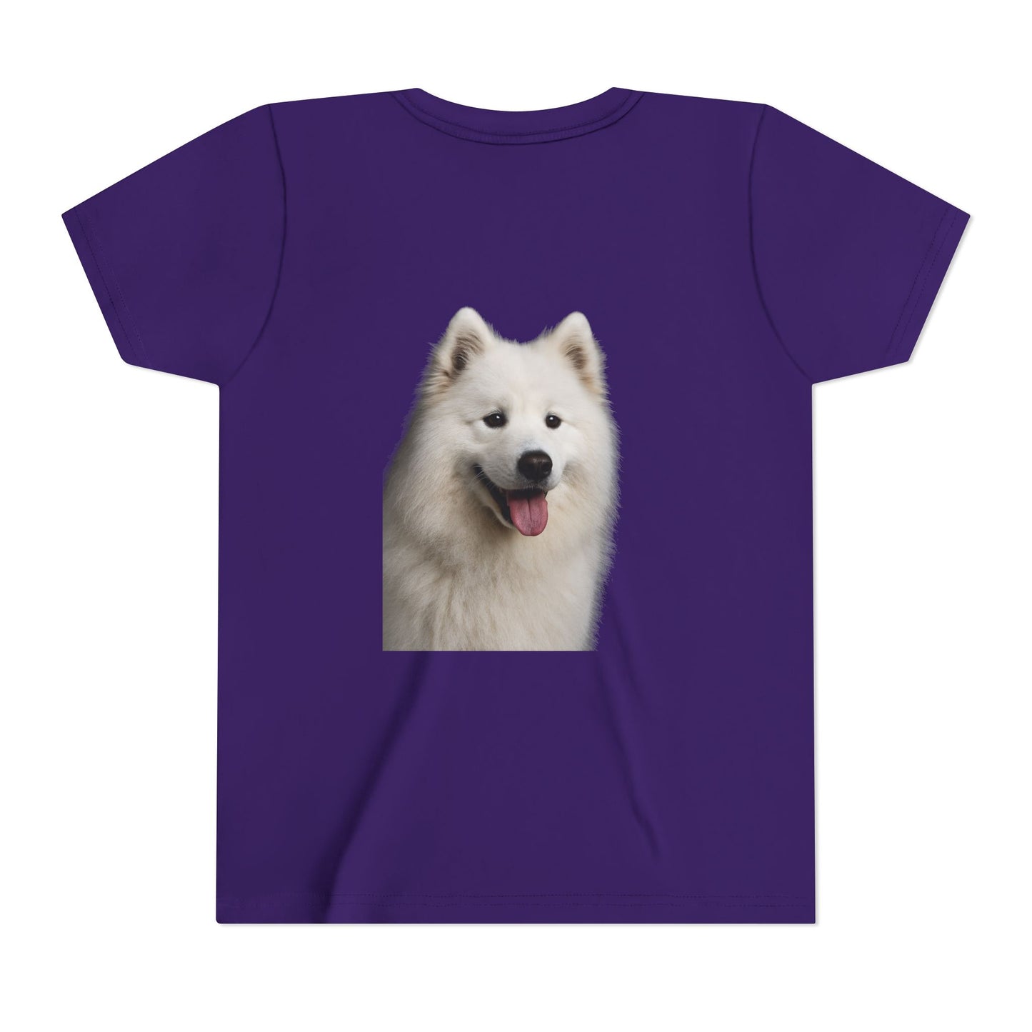 Samoyed Head Youth Unisex Short Sleeve Crewneck Tee