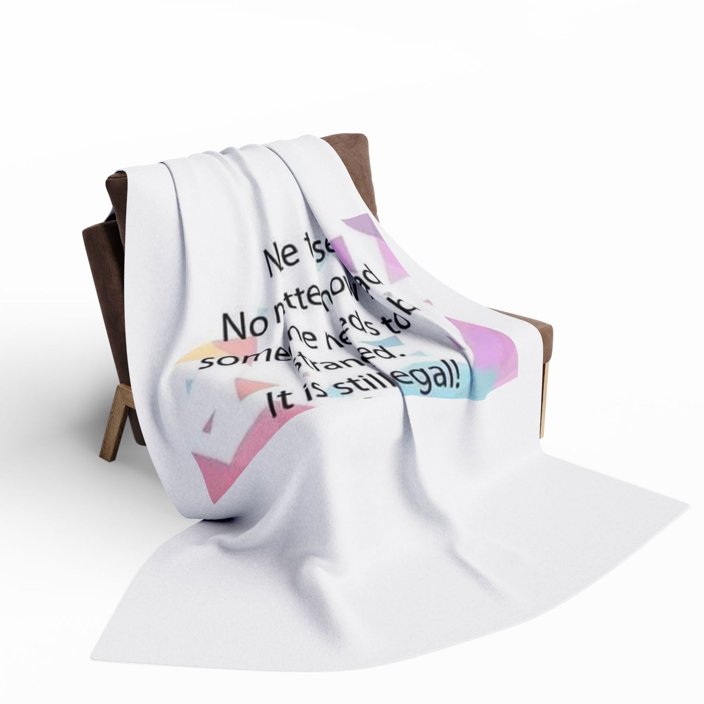 Note To Self Arctic Fleece Blanket